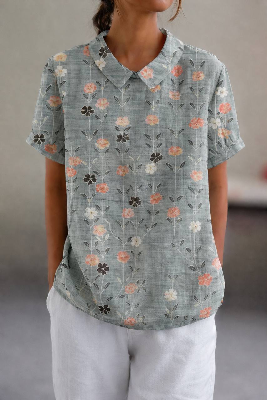 Janet | Daisy Cotton Blouse
