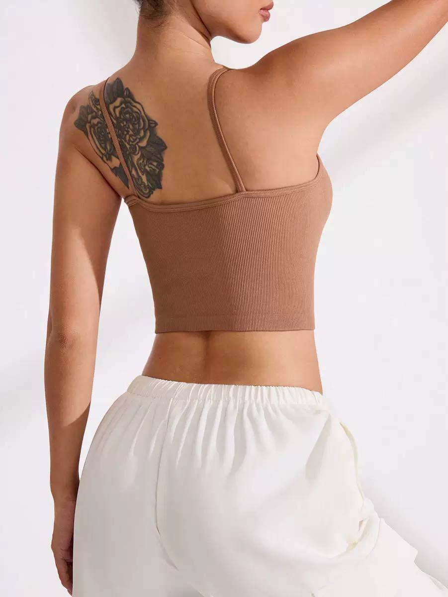 Rylee | Ribbed Button Front Crop Tank Top