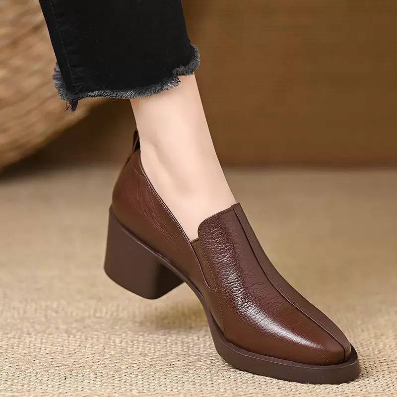 Alessia | Sleek Comfort Block Loafers