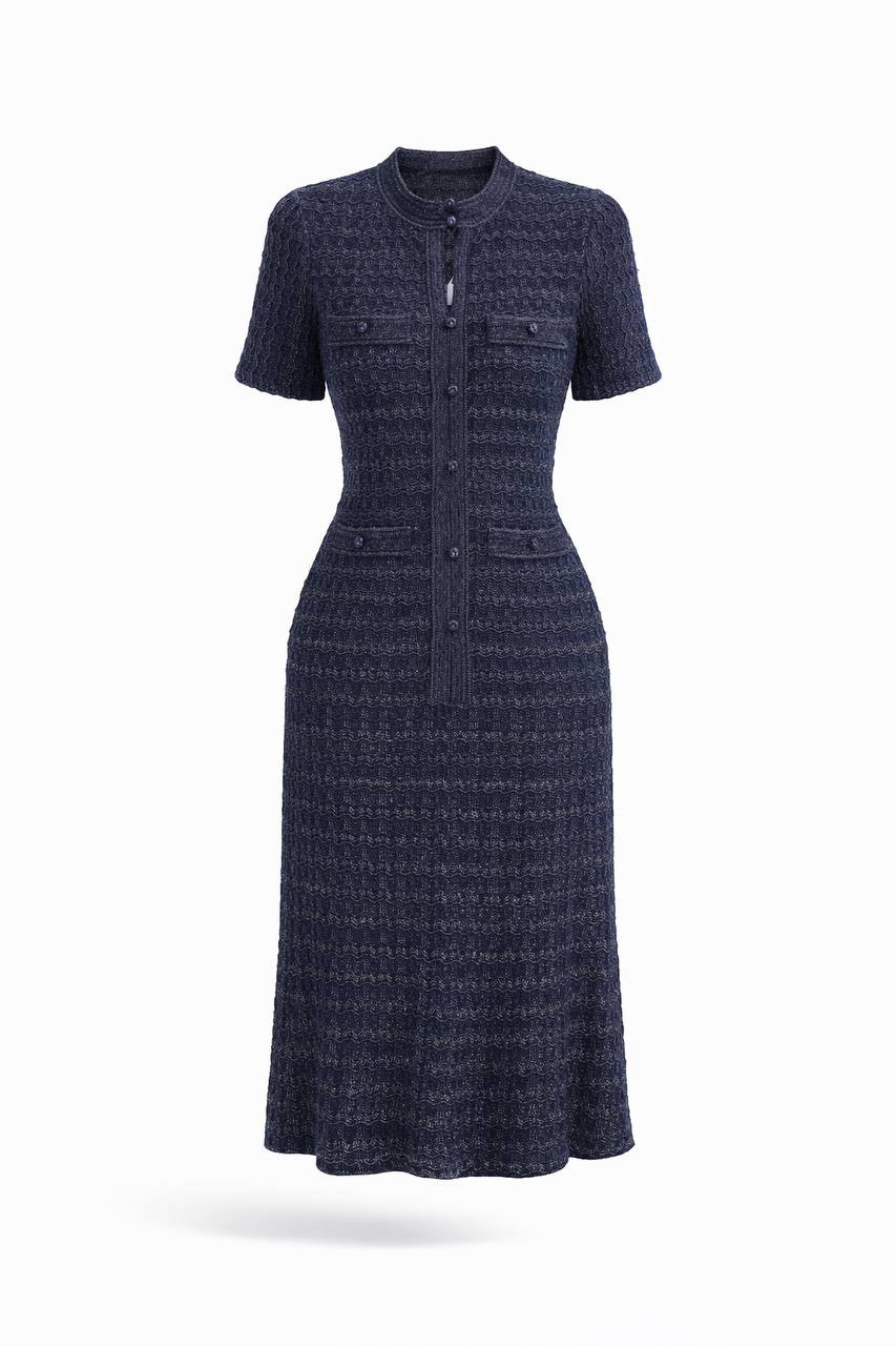Marley | Royal Knit Dress