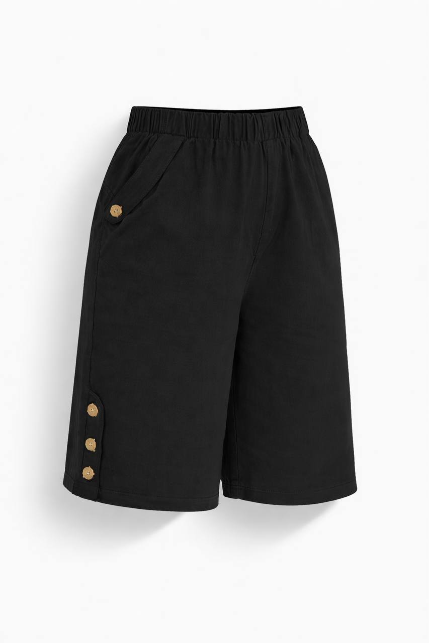 Noelle | Button Ease Shorts