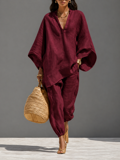 Allison | Relaxed Linen Lounge Set