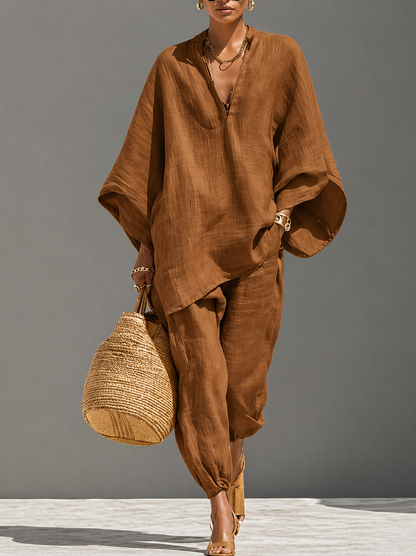 Allison | Relaxed Linen Lounge Set