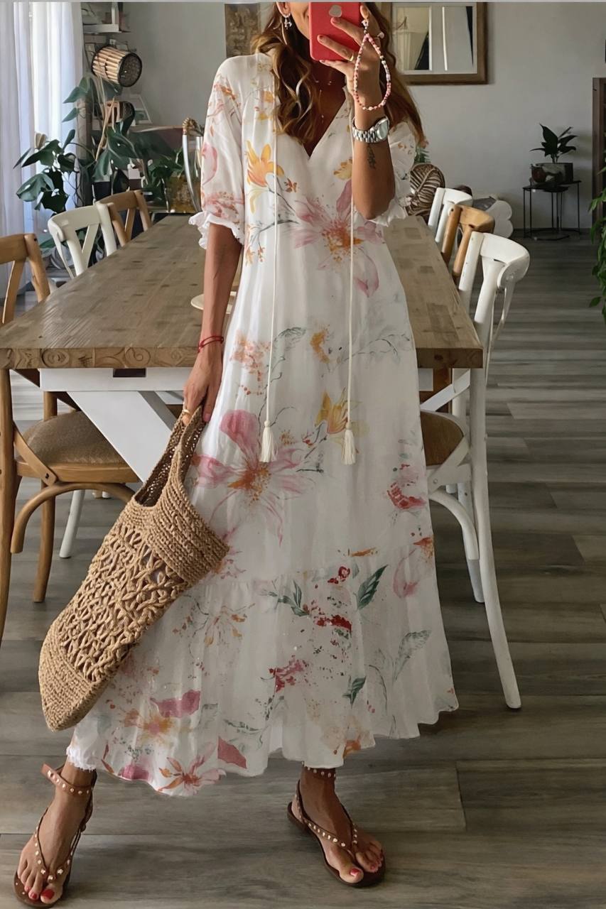Aspen | Floral Boho Dress