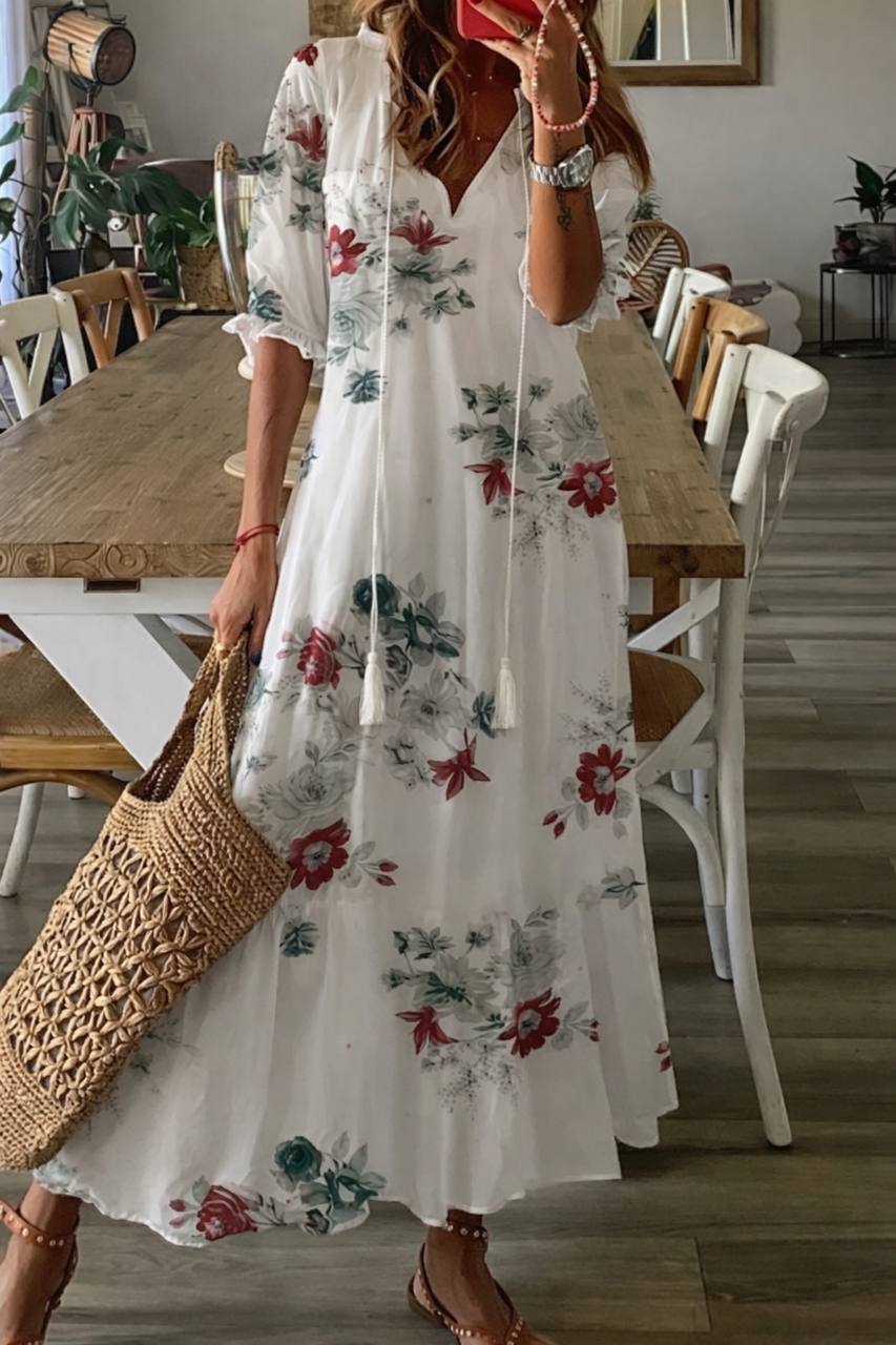 Aspen | Floral Boho Dress