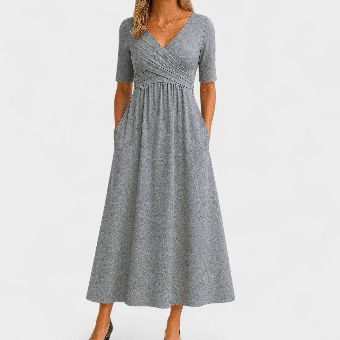Phoebe | Elegant Flattering Midi Dress