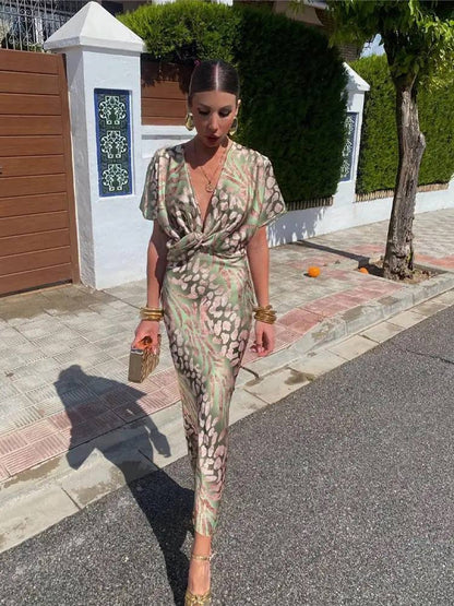 Everly | Golden Glow Maxi Dress