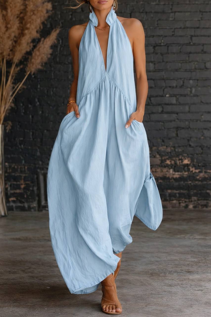 Melanie | Effortless Halter Relaxed Elegance Edition