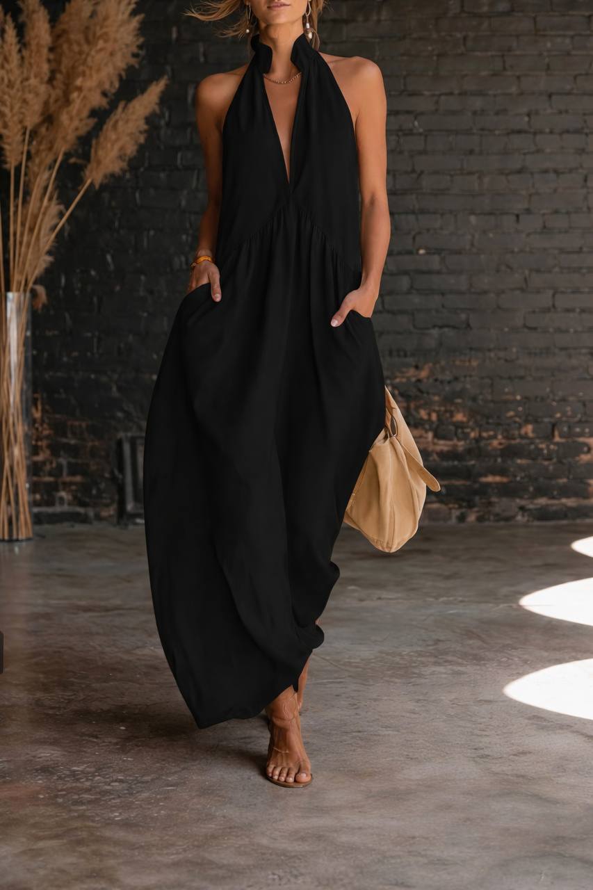 Melanie | Effortless Halter Relaxed Elegance Edition
