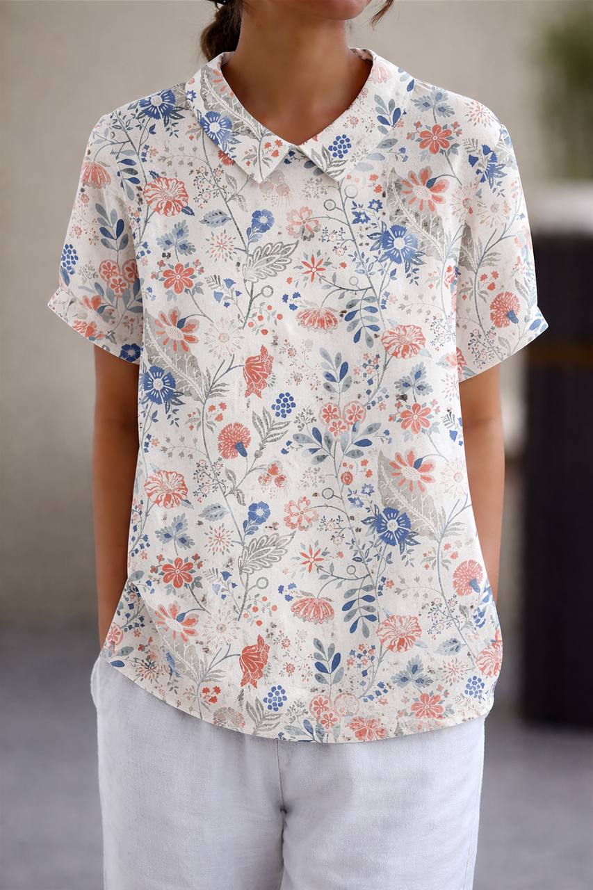 Janet | Daisy Cotton Blouse
