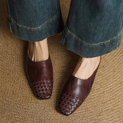 Velmirae |  woven slip-on slides