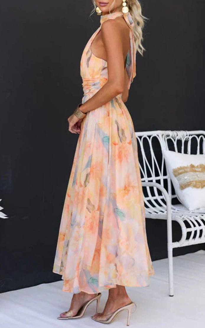 FLORENCE | FLORAL MAXI DRESS
