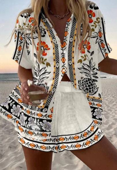Savannah | Summer Printed Two-Piece Set