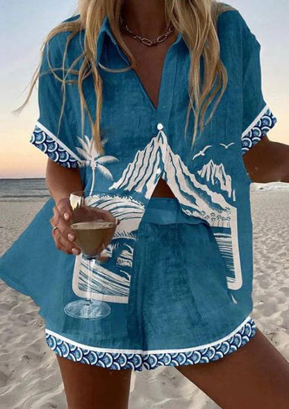 Savannah | Summer Printed Two-Piece Set