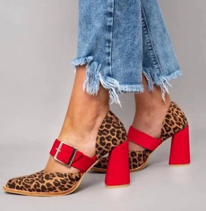 Alondra | Leopard Statement Heels