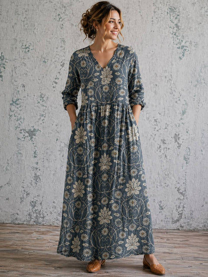 Amoura | Vintage Bloom Relaxed Maxi Dress
