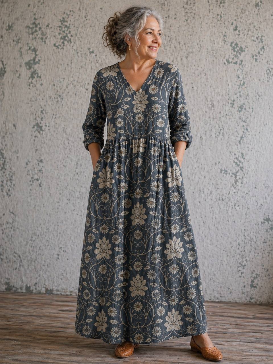 Amoura | Vintage Bloom Relaxed Maxi Dress