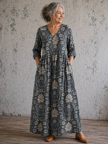 Amoura | Vintage Bloom Relaxed Maxi Dress