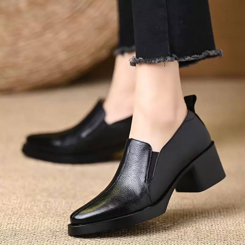 Alessia | Sleek Comfort Block Loafers