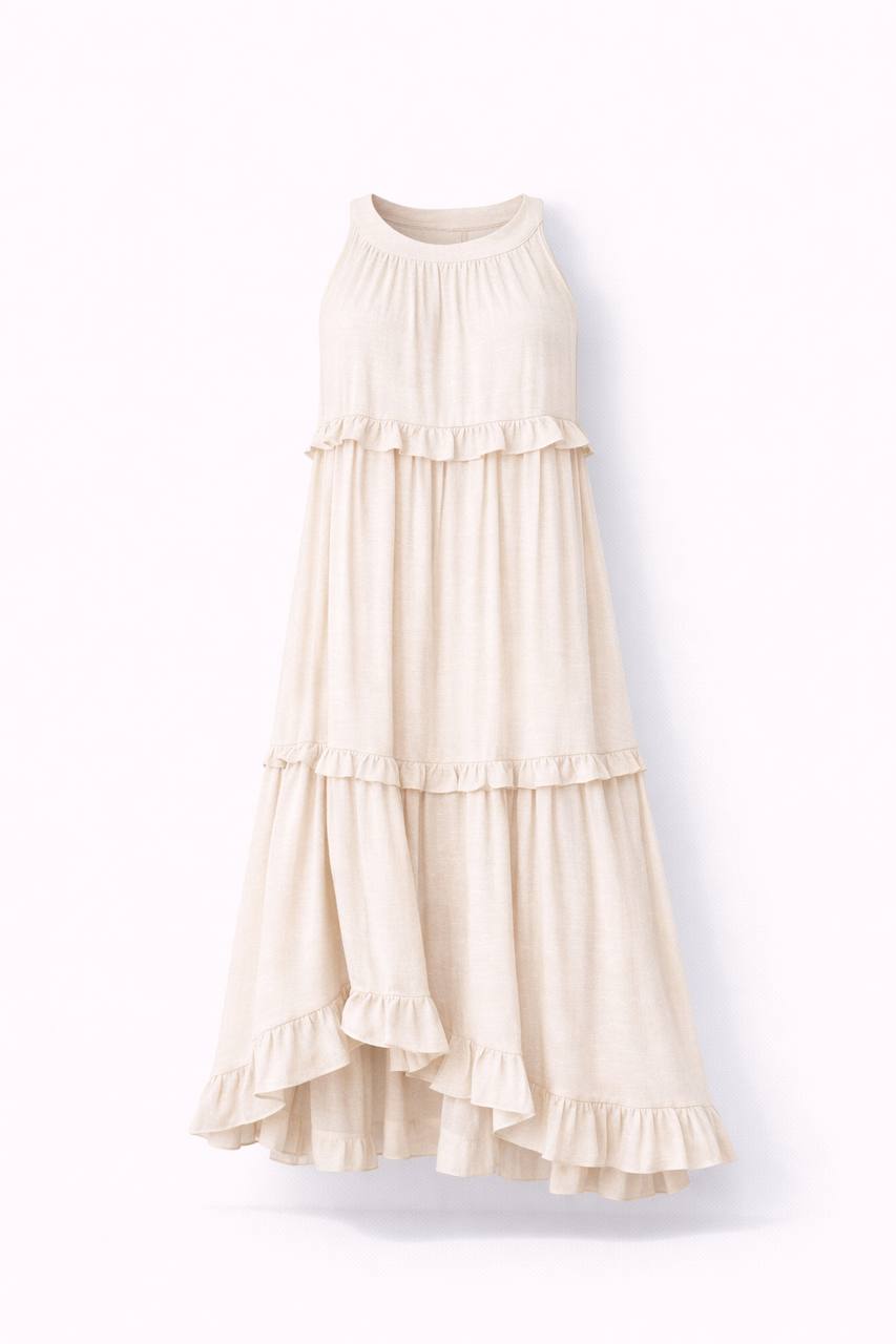 Estella | Ruffle Maxi Dress