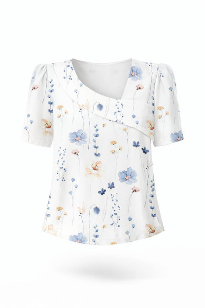 Cheyenne | Elegant Short Sleeve Blouse
