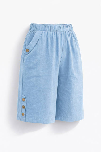 Noelle | Button Ease Shorts