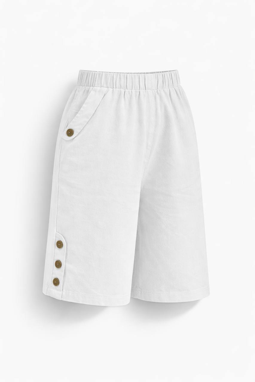 Noelle | Button Ease Shorts