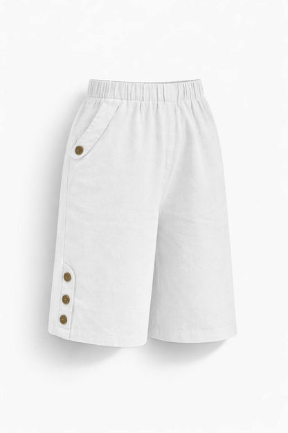 Noelle | Button Ease Shorts