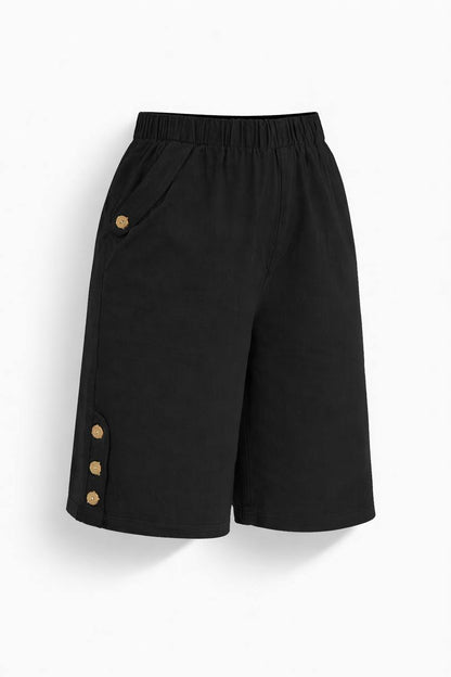 Noelle | Button Ease Shorts
